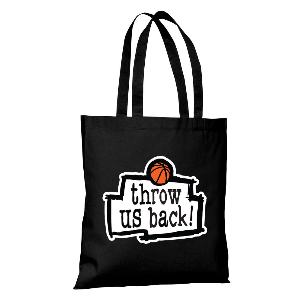 Throw Us Back 100% Cotton Tote Shopping Bag | www.ermes-unice.fr