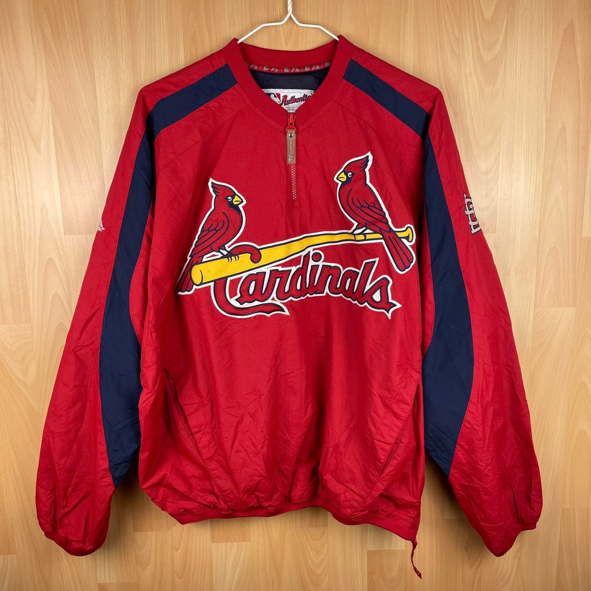 Nike Youth Large Vintage Style St Louis Cardinals Full Zip Up Hoodie Jacket