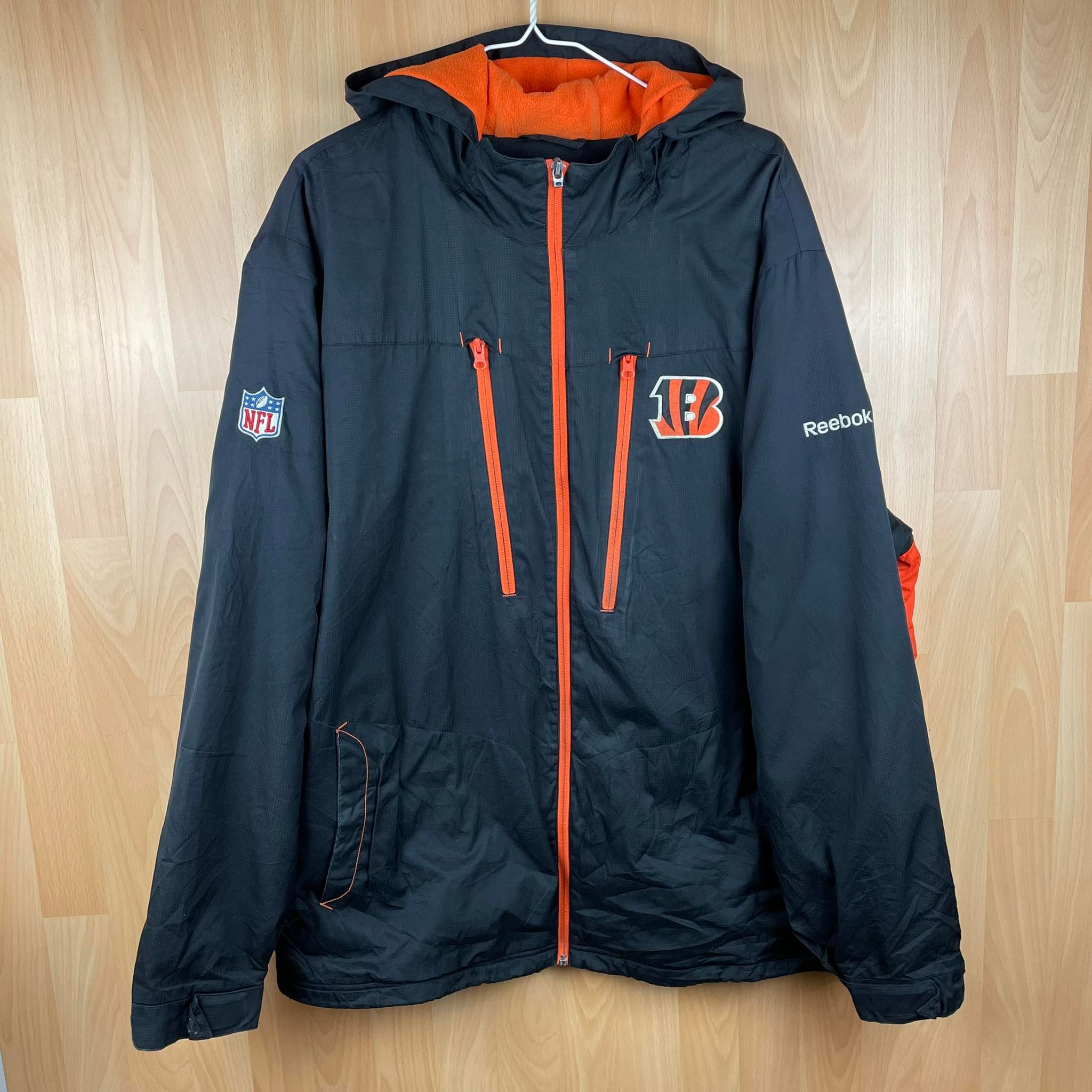 Cincinnati Bengals NFL Reebok Vintage NFL Equipment Jacket