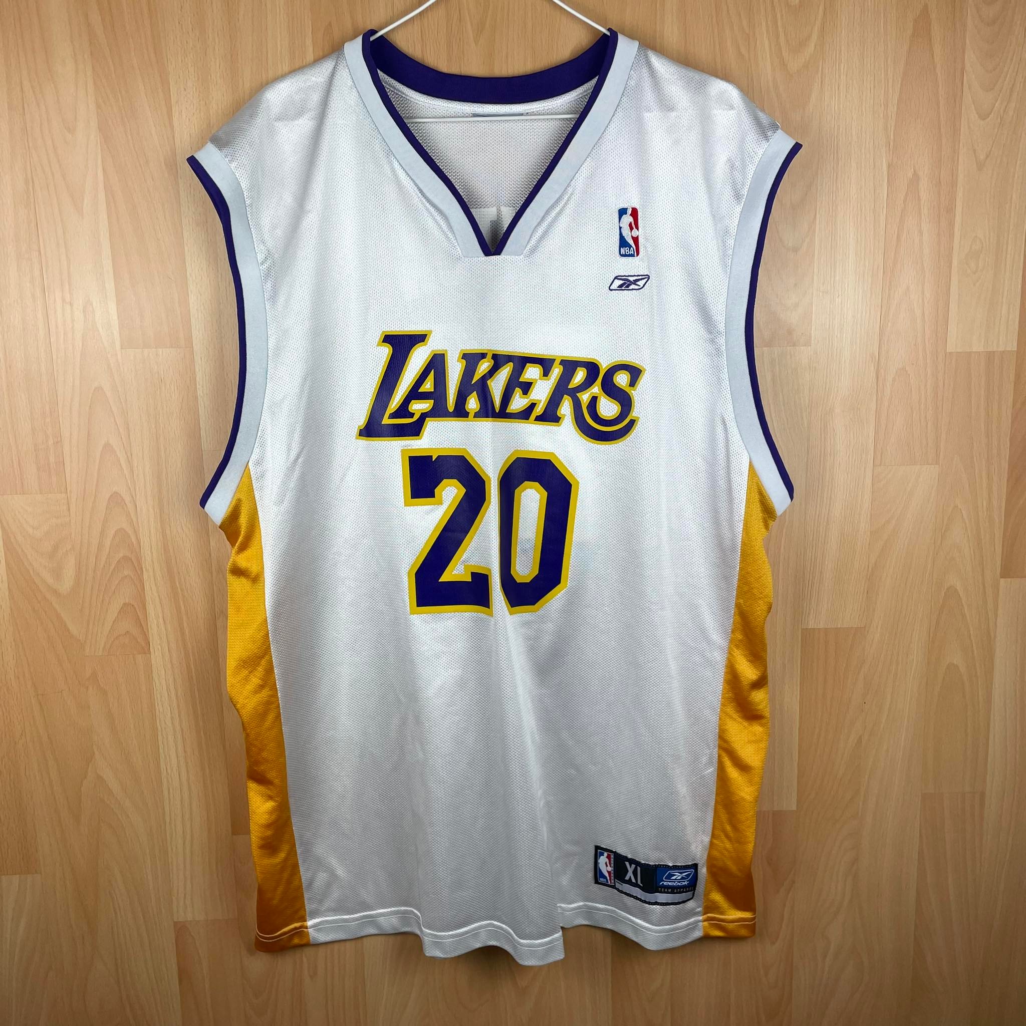 Los Angeles Lakers Gary Payton Reebok NBA Jersey XL