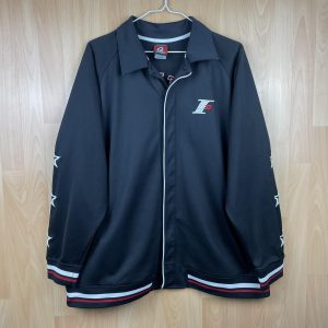 Vintage CCM Reebok Calgary Flames NHL Windbreaker Grey Pullover Jacket XXL