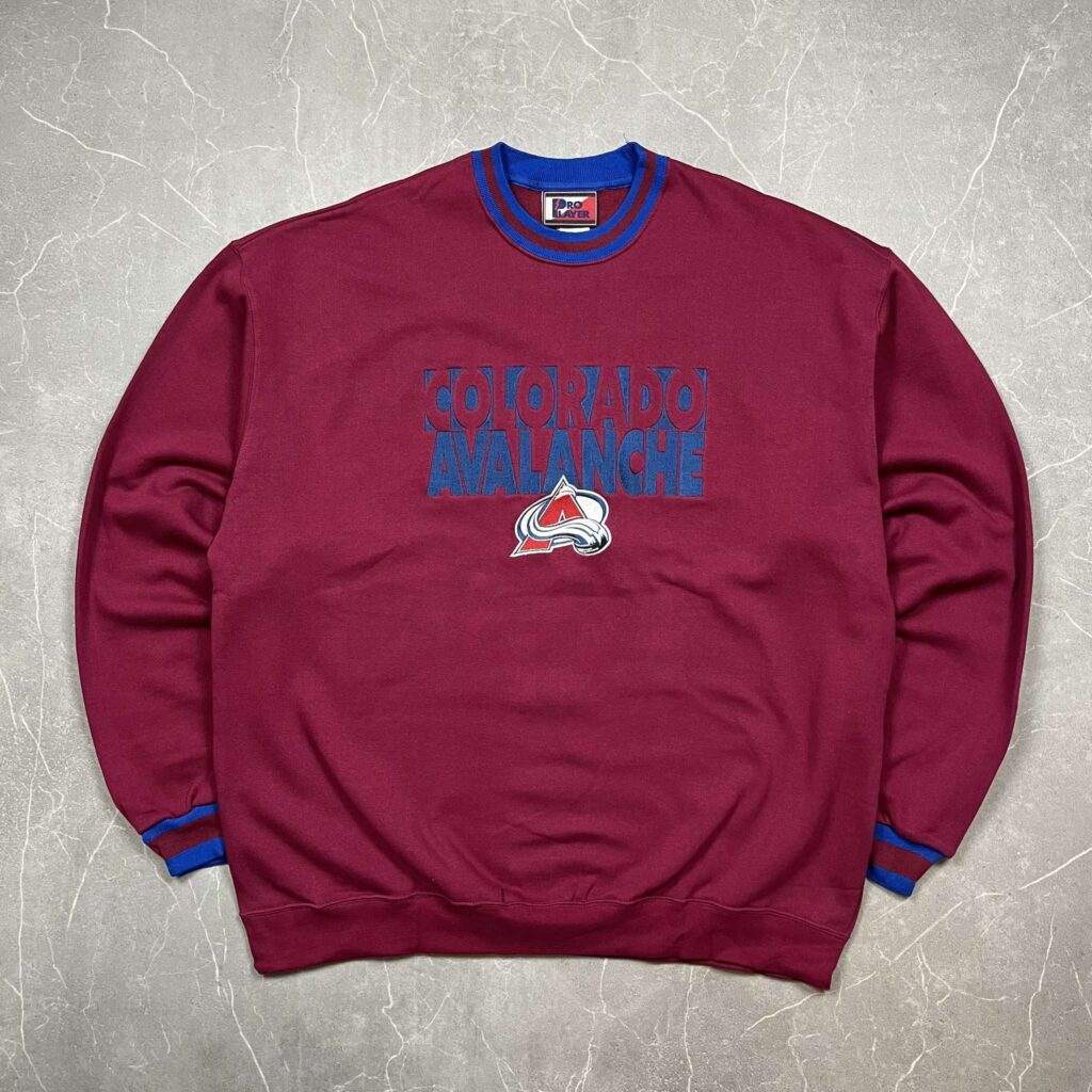 Colorado Avalanche Vintage Deadstock Pro Player NHL Crewneck