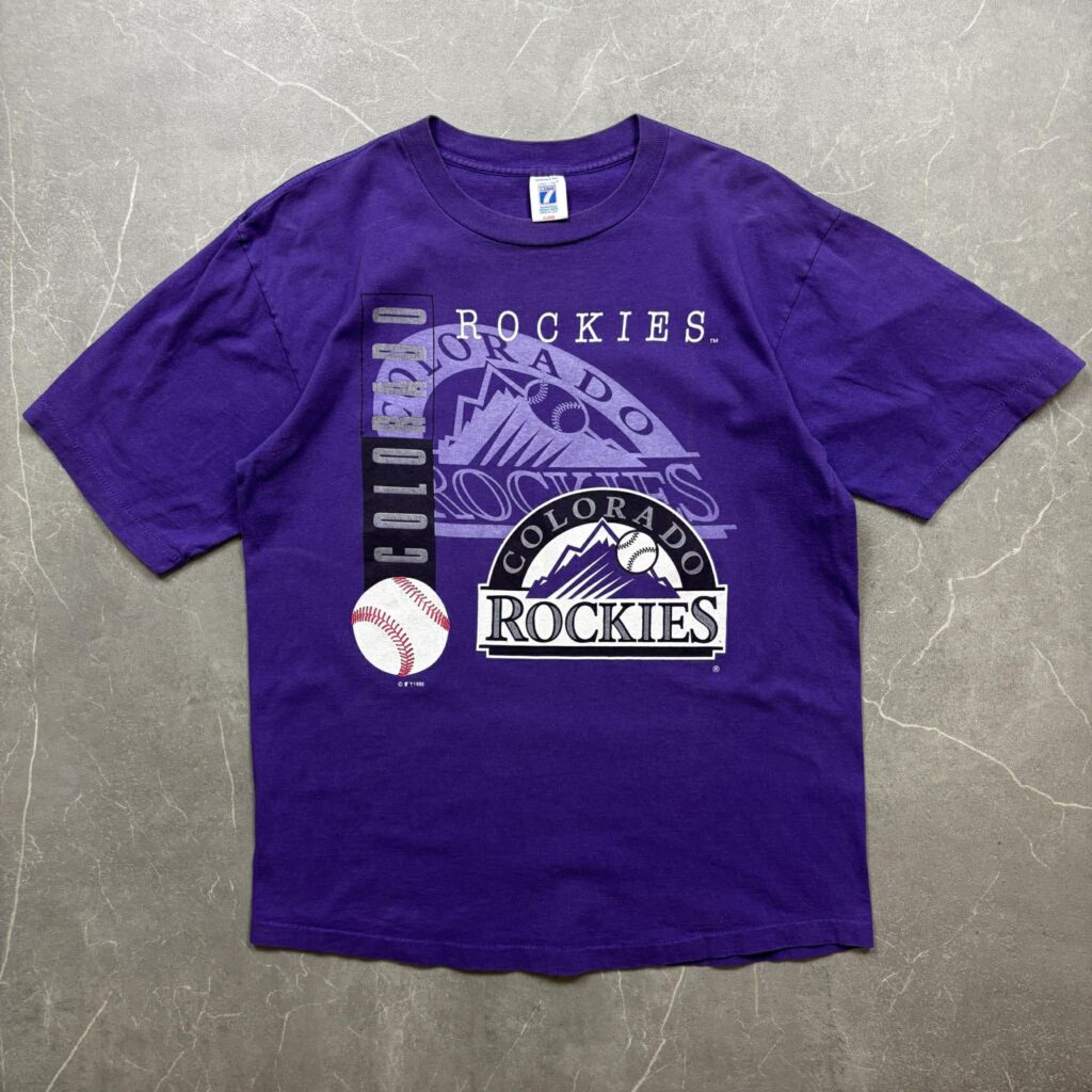 Colorado Rockies Vintage Logo7 MLB Graphic T Shirt XL