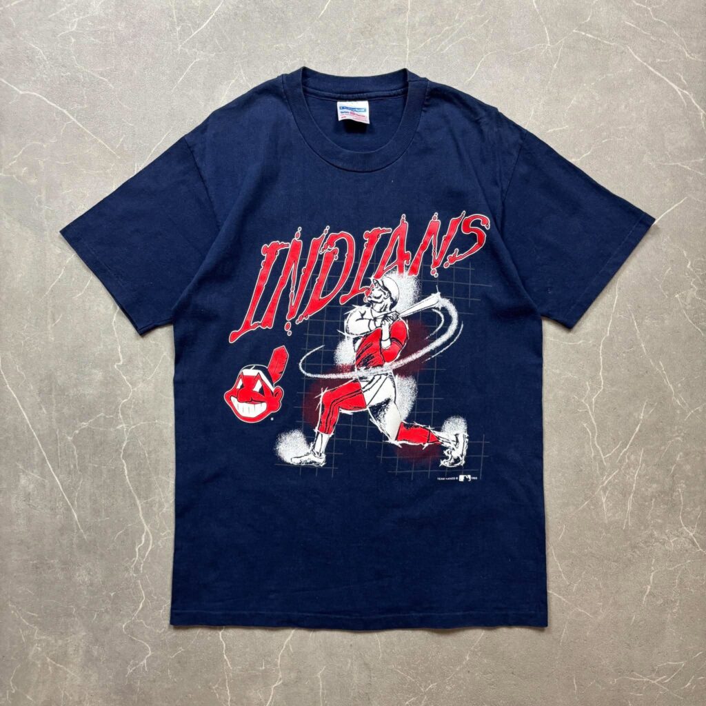 Cleveland Indians Vintage 1993 Hanes MLB Graphic Tee M