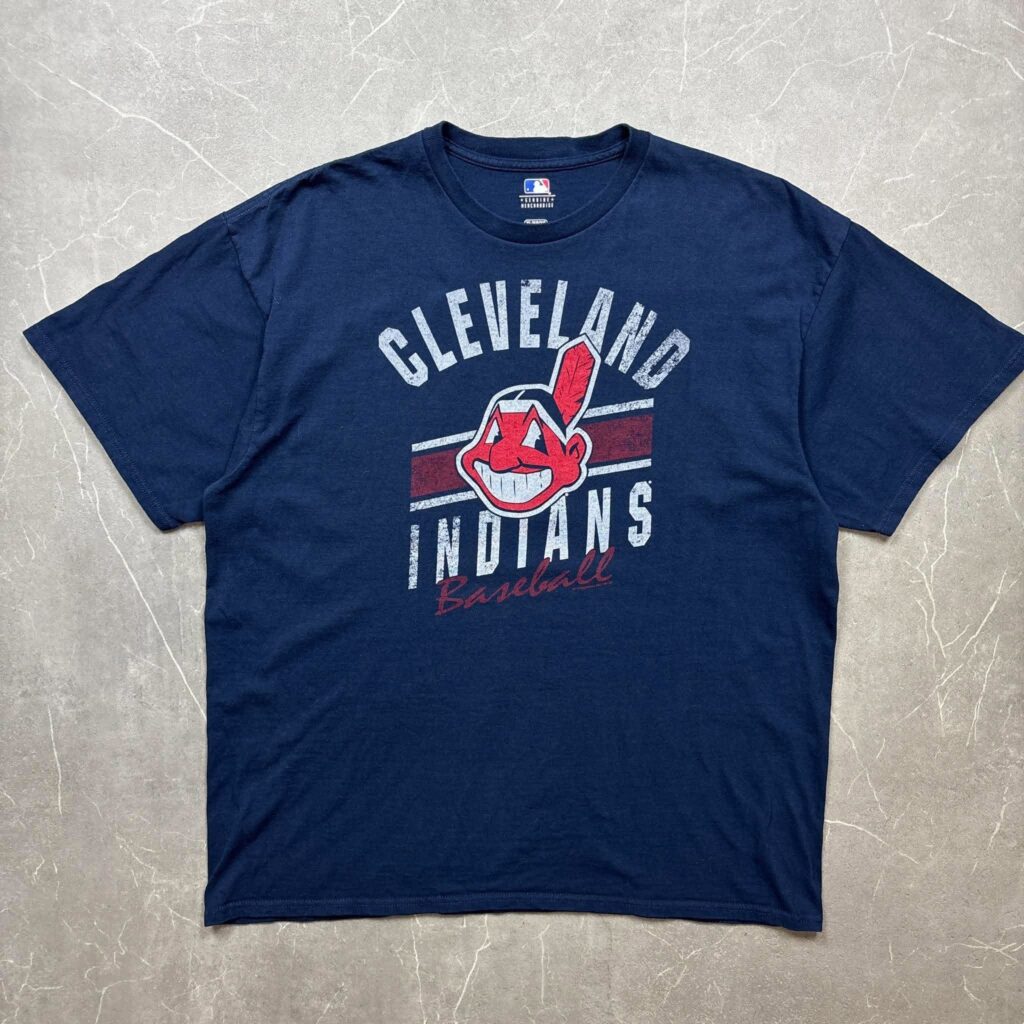 Cleveland Indians Arch Logo MLB T Shirt XL