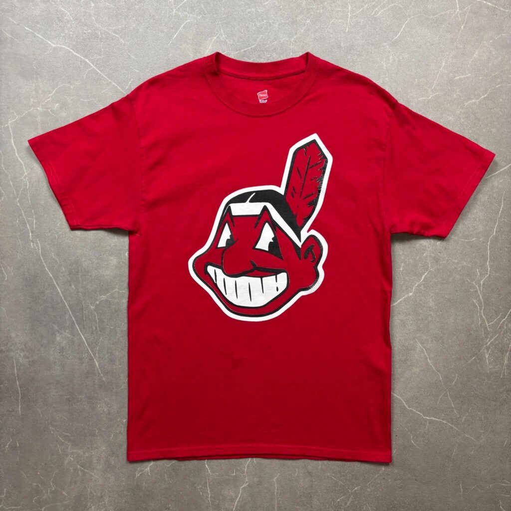 Cleveland Indians Chief Wahoo MLB T shirt M red