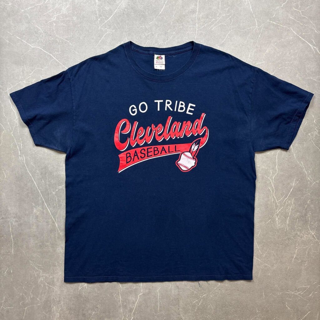 Cleveland Indians Go Tribe MLB T Shirt XL