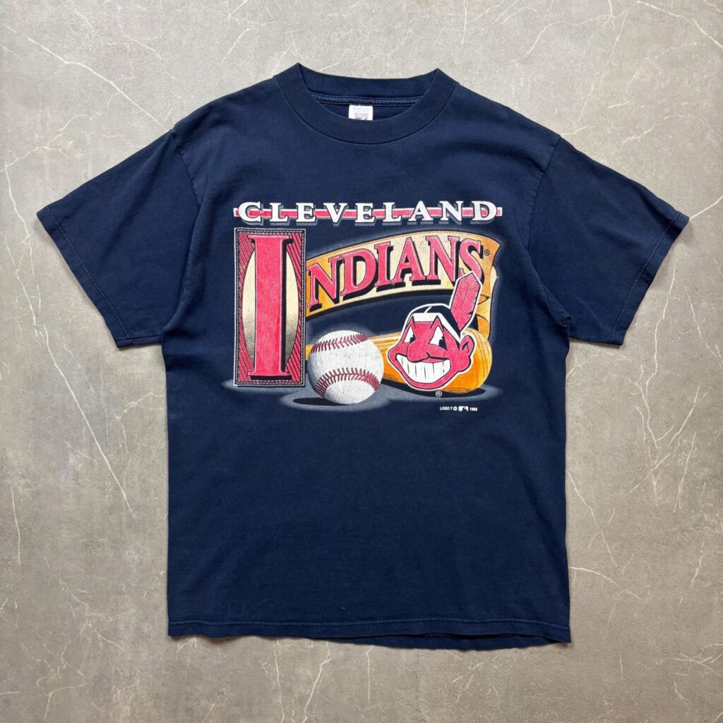Cleveland Indians Vintage 1995 Logo7 MLB T Shirt L