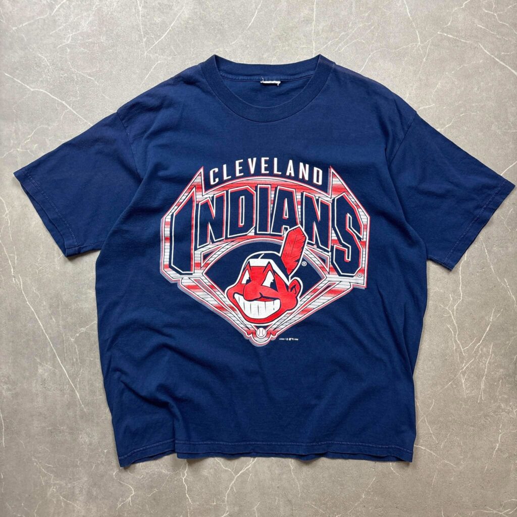 Cleveland Indians Vintage 1998 Logo7 MLB T shirt L