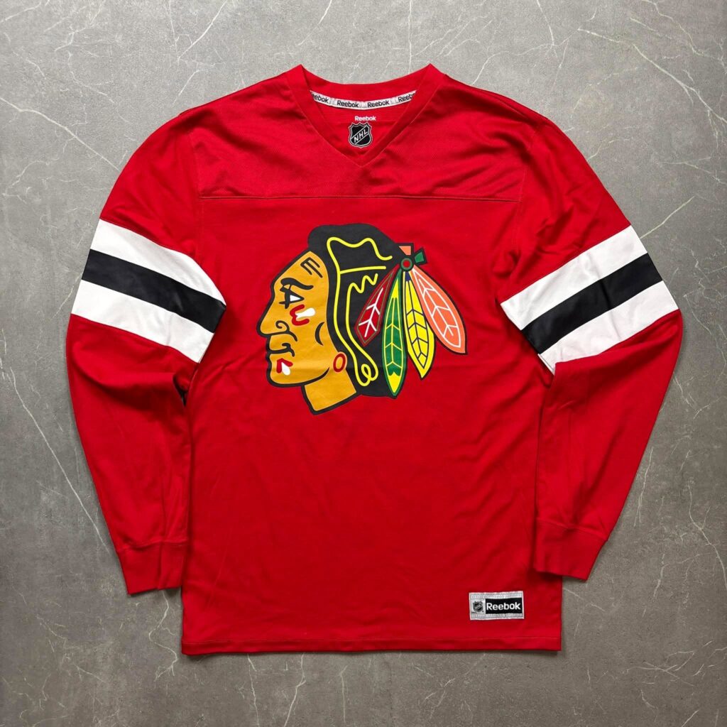 Chicago Blackhawks Reebok NHL Jersey Vibe Longsleeve M