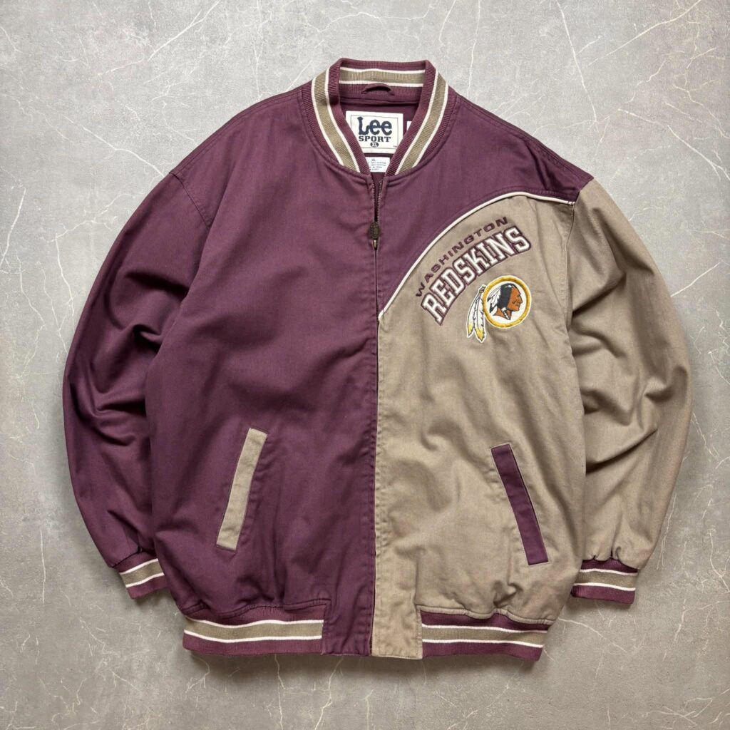 Washington Redskins Vintage Lee Sport Racing TT NFL Jacket XL