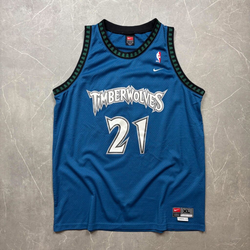Minnesota Timberwolves Kevin Garnett Vintage Nike NBA Mez XL