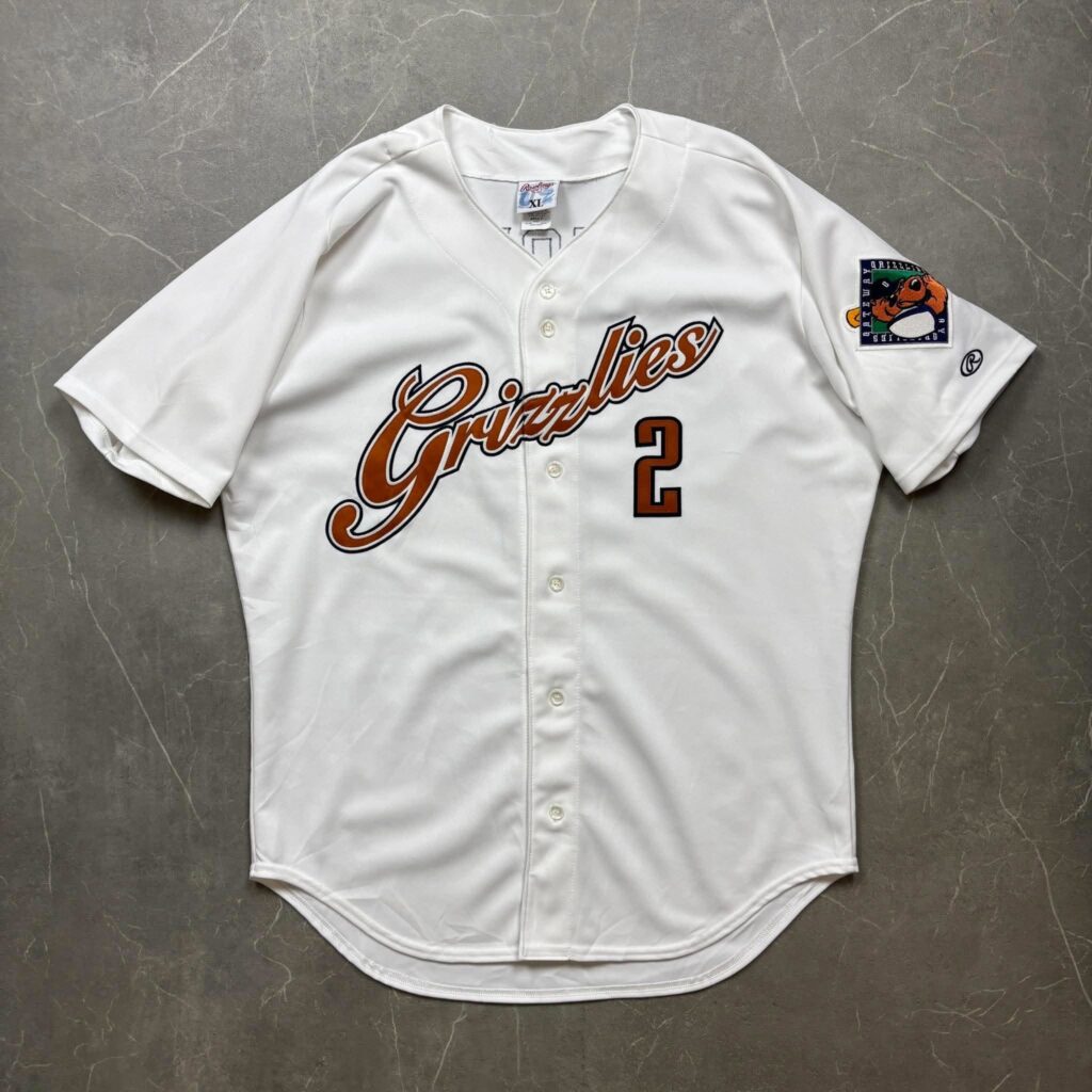 Gateway Grizzlies Fox Vintage Rawlings NAPB Jersey XL