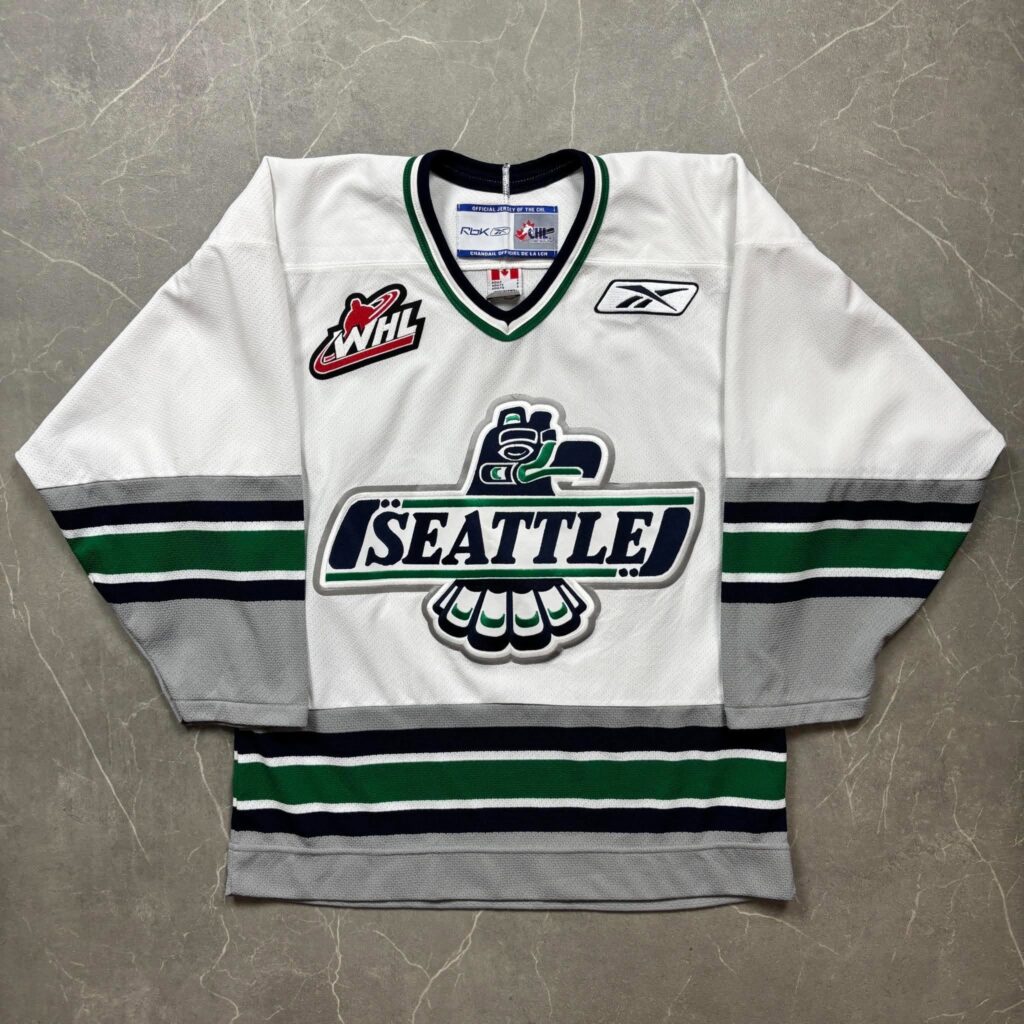 Seattle Thunderbirds Vintage Reebok WHL Hockey Mez S