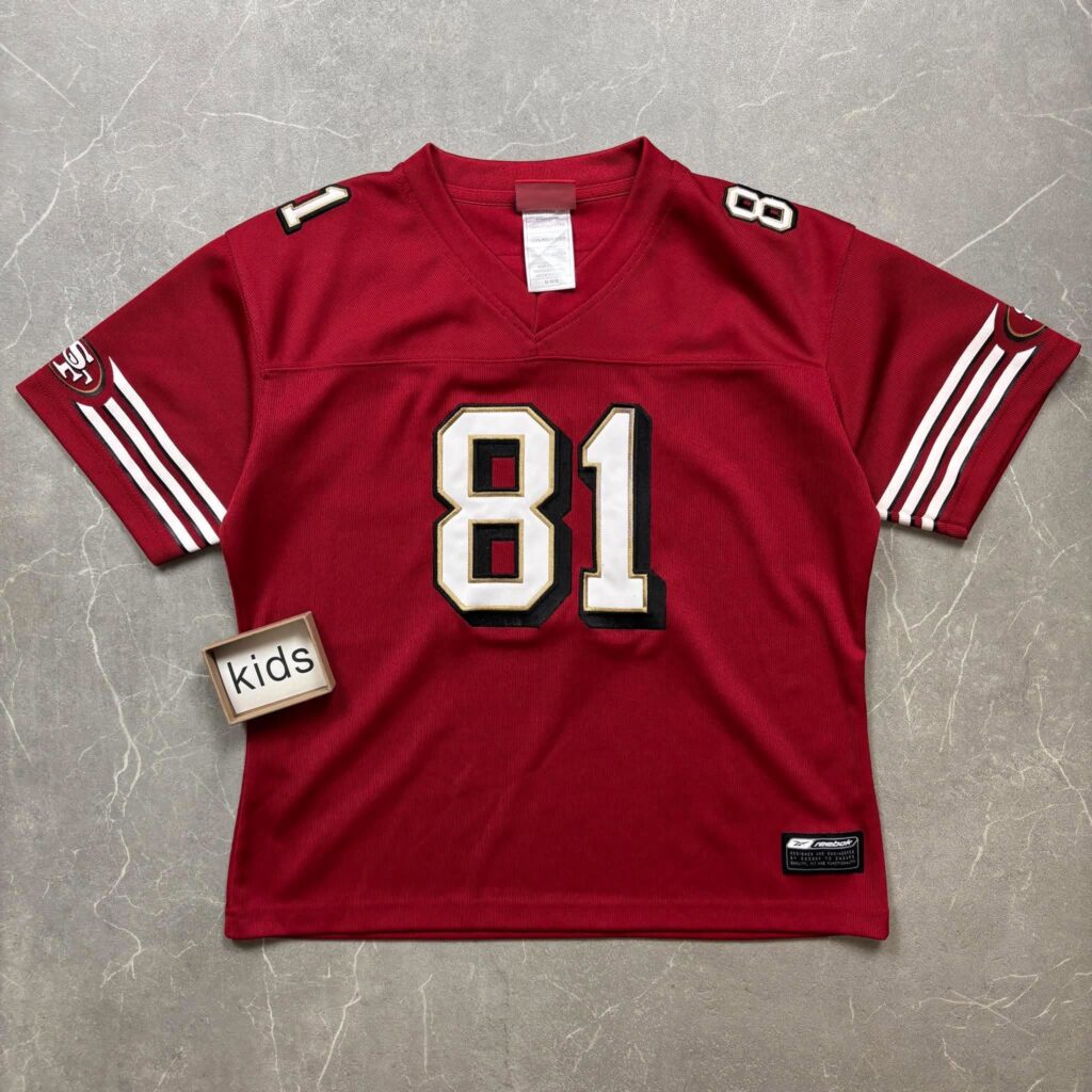 San Francisco 49ers Owens Vintage Reebok NFL mez gyerek M