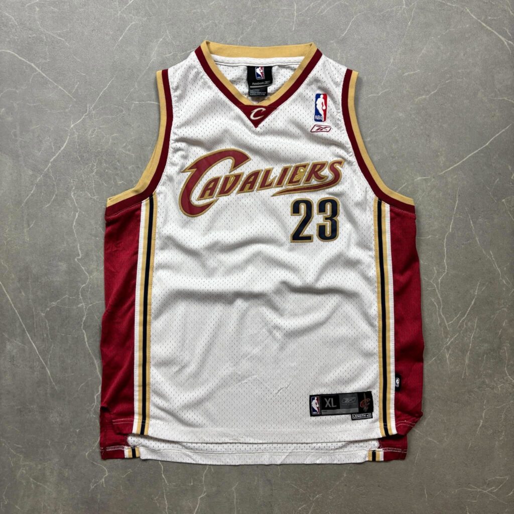 Cleveland Cavaliers Lebron James Reebok NBA Mez Gyerek XL