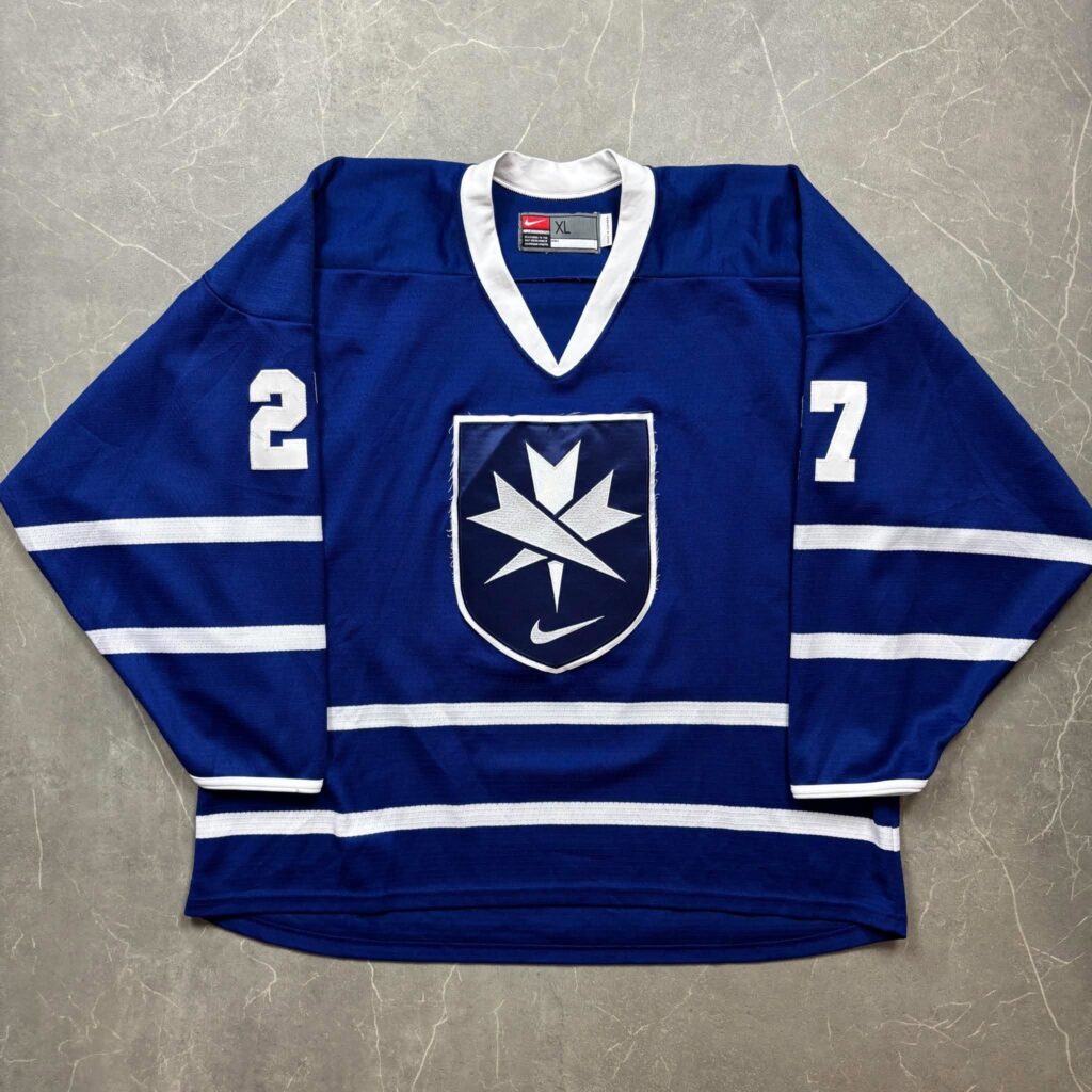 Vintage Nike Kék Hockey Mez XL