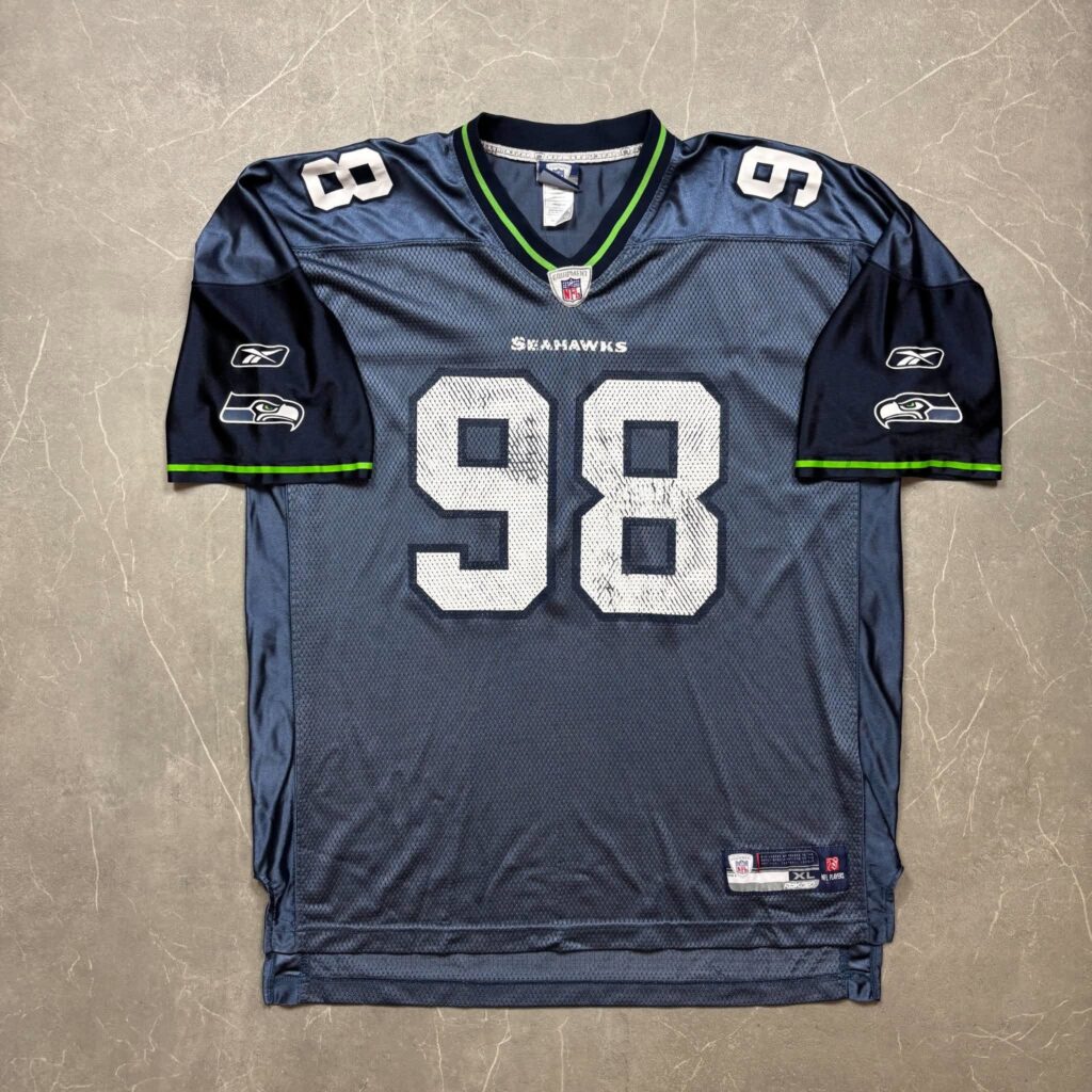 Seattle Seahawks Peterson Vintage Reebok NFL mez XL