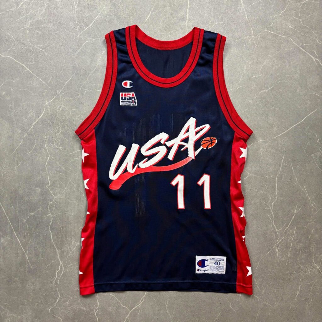USA Basketball Karl Malone 1996 Champion Mez M