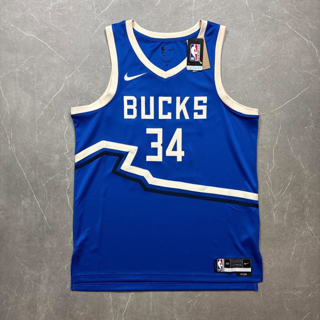 Milwaukee Bucks Giannis Antetokounmpo Nike NBA Jersey L